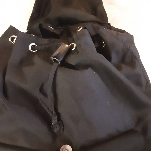 Black Nylon Backpack - Picture 2 of 4